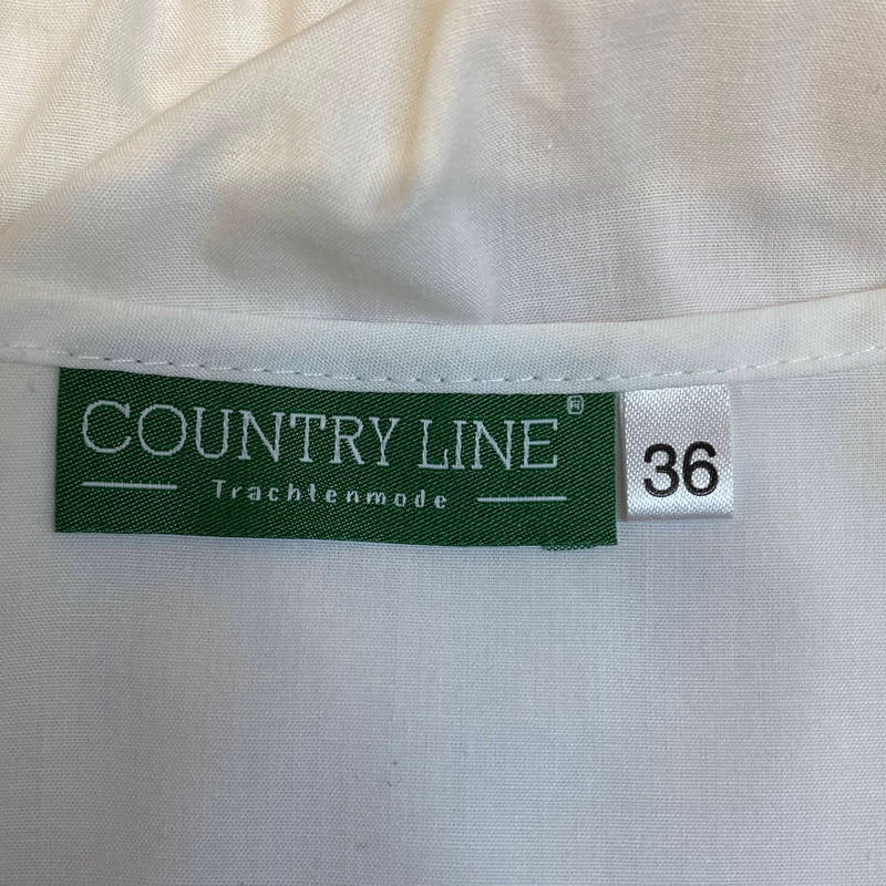 Country Line Dirndlbluse Weiß | Gr. 36 | Trachtenmode