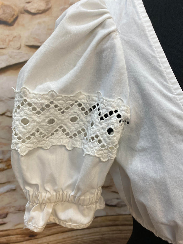 Vintage Dirndlbluse Landhaus C&A Naturally – Gr. 34