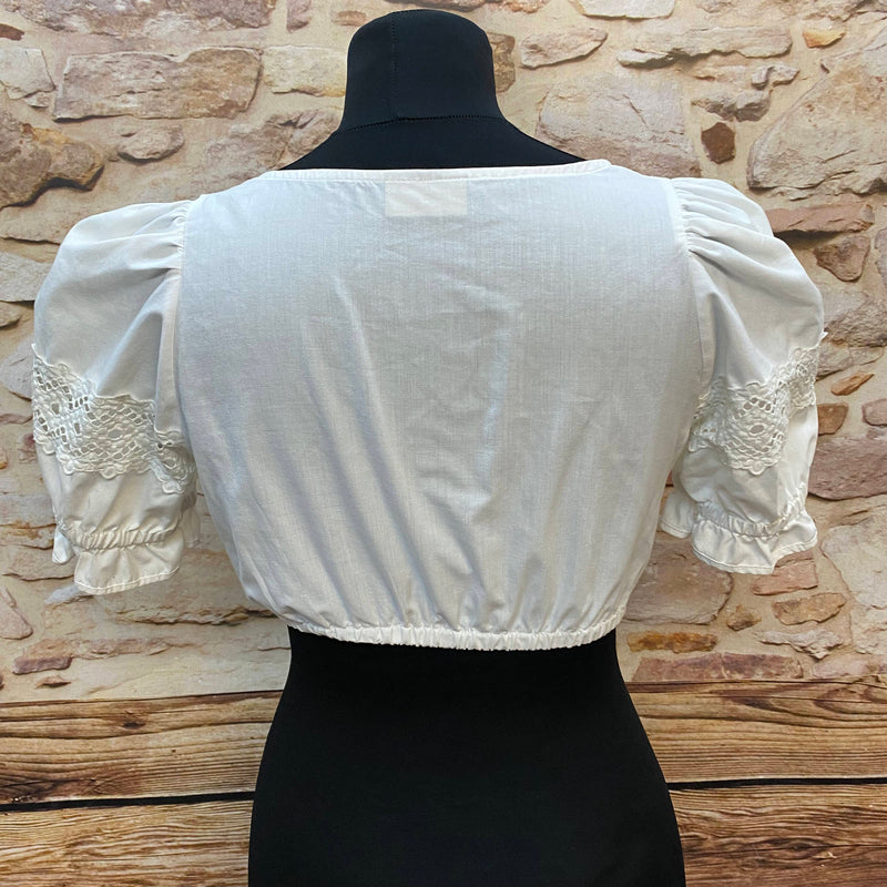 Vintage Dirndlbluse Landhaus C&A Naturally – Gr. 34