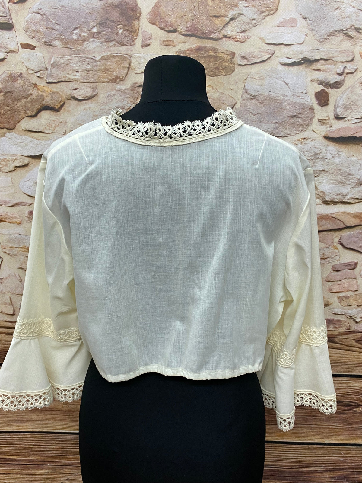 Vintage Dirndlbluse Gr.48 aus den 70er Jahren
