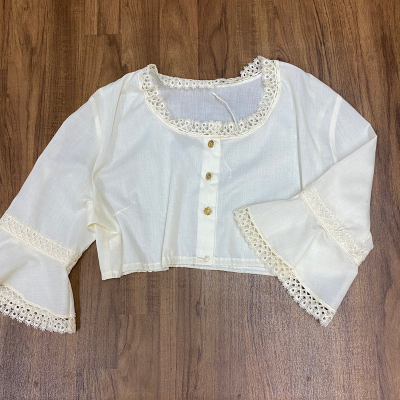 Vintage Dirndlbluse Gr.48 aus den 70er Jahren
