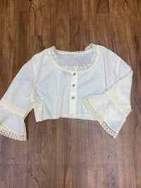 Vintage Dirndlbluse Gr.48 aus den 70er Jahren