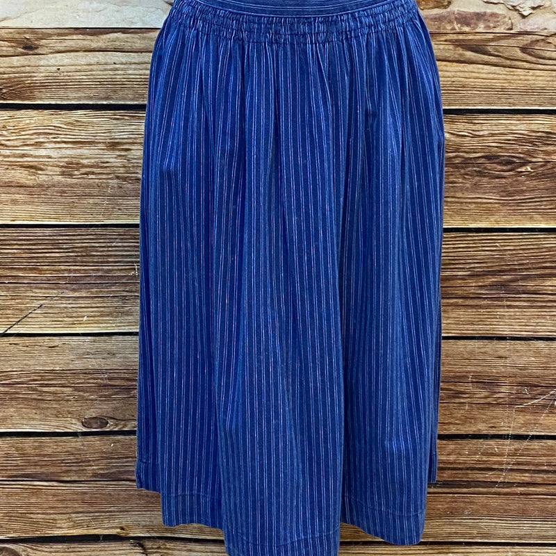 Dirndlschürze Kurz Vintage blau 66 cm 