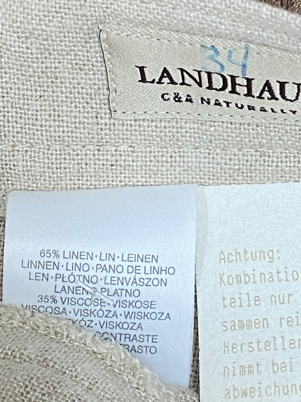 Damen Trachtenrock von Landhaus – Beige, Größe 34