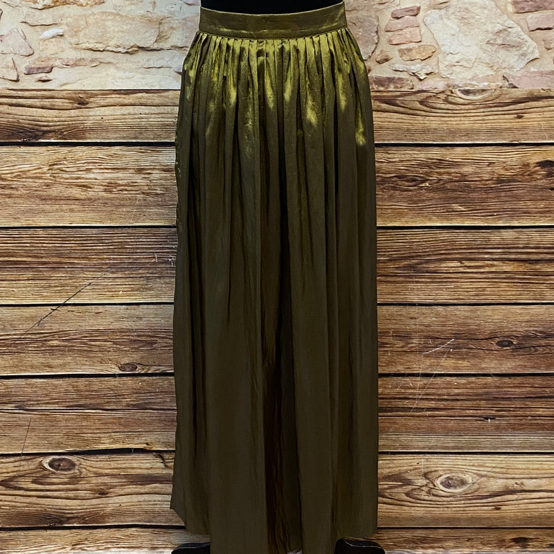 Olivegrüne lange Dirndlschürze von Berwin & Wolff Gr.40 