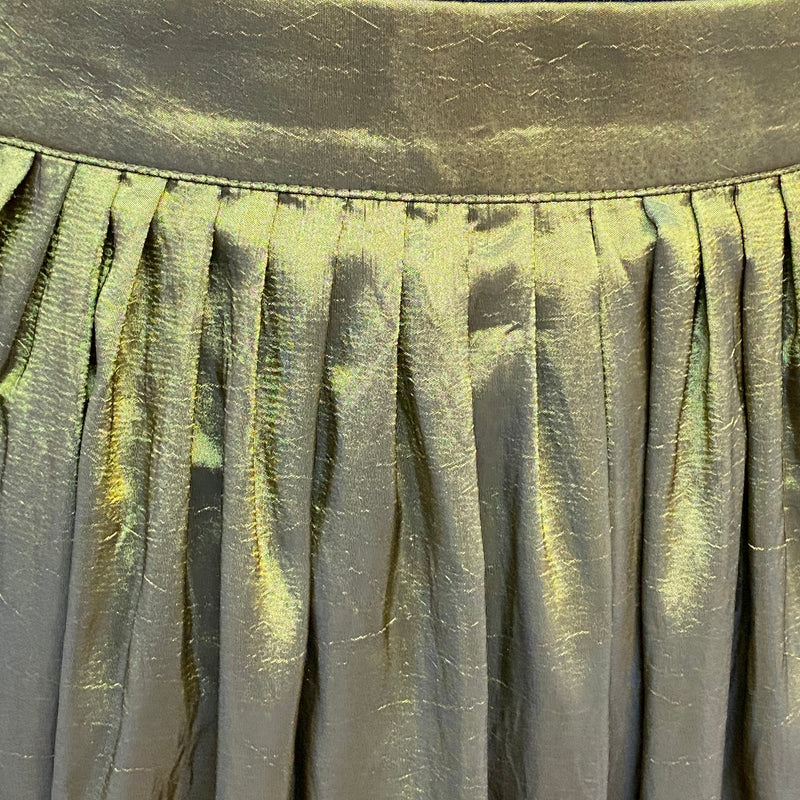 Olivegrüne lange Dirndlschürze von Berwin & Wolff Gr.40 Länge 101 cm