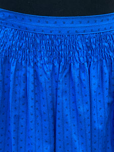 Dirndlschürze blau Vintage Länge 72 cm Mittellang