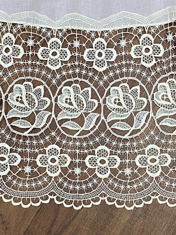 Vintage Dirndlschürze creme - mittellang, Ansicht 3
