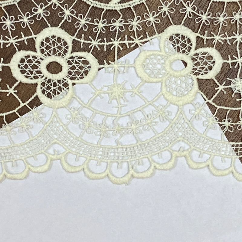 Vintage Dirndlschürze creme - mittellang, Ansicht 4