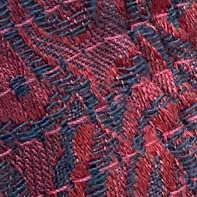 Mittellange Dirndlschürze, dunkelrot 69 cm