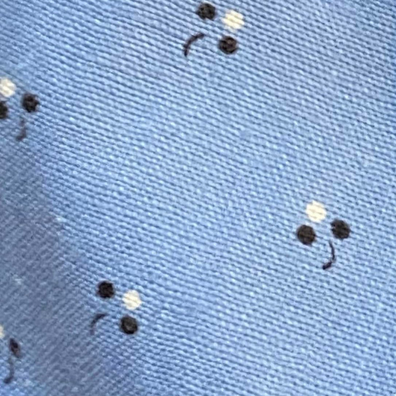 Mittellange Schürze für Dirndl, hellblau 75 cm