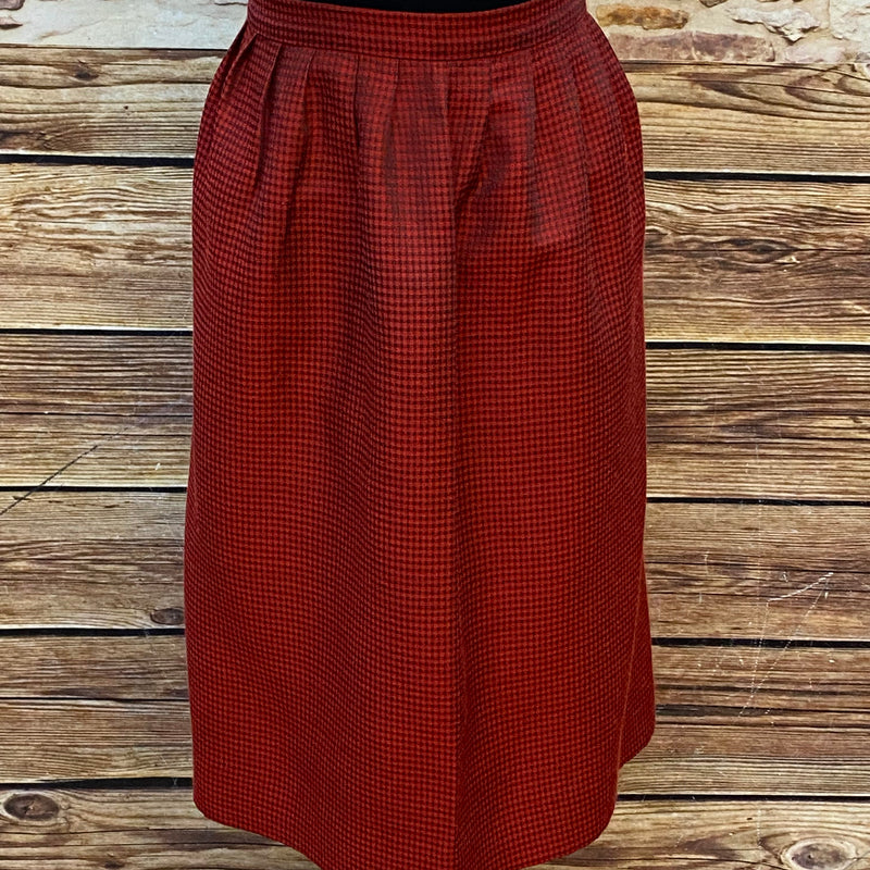 Vintage Trachtenschürze Schürze für Dirndl 68 cm, rot