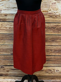 Vintage Trachtenschürze Schürze für Dirndl 68 cm, rot