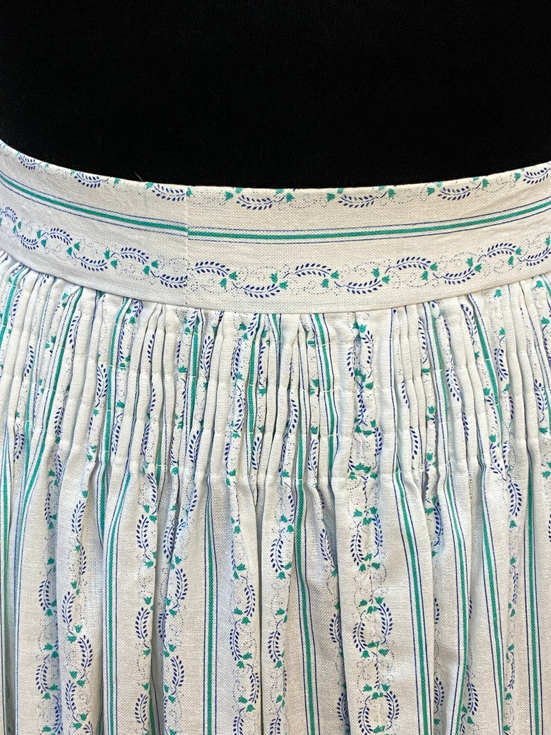 Tablier Dirndl vintage 75 cm longueur moyenne 