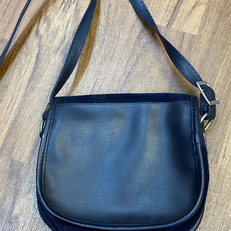 Wildledertasche Trachtentasche Dirndl dunkelblau