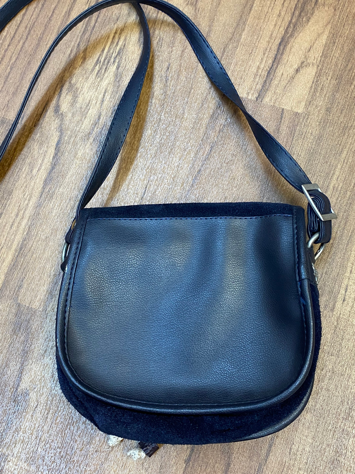 Wildledertasche Trachtentasche Dirndl dunkelblau