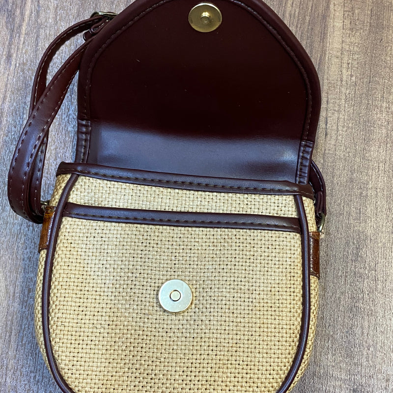 Kleine Dirndl-Handtasche in Natur Vintage