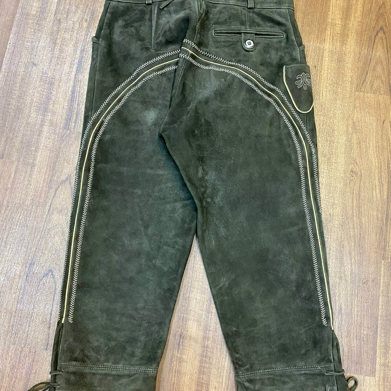 Trachten-Lederhose für Herren, Größe 90, in Braun