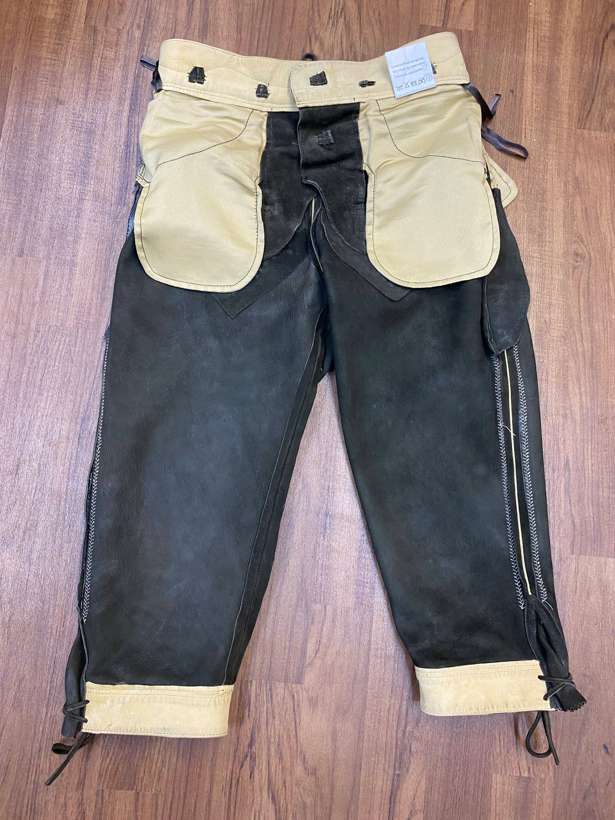 Trachten-Lederhose für Herren, Größe 90, in Braun