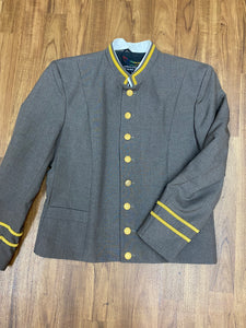 Stehkragenjacke, Page, Uniform, Doorman, Jacke Gr.48, grau