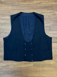 Gilet de smoking bleu foncé vintage taille 56 