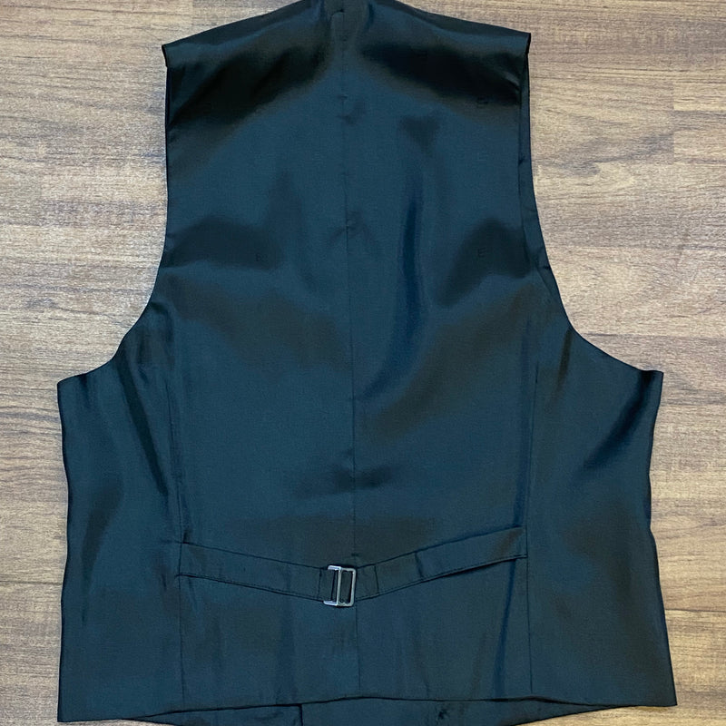 Schwarze Smokingweste Vintage Herren Gr.48