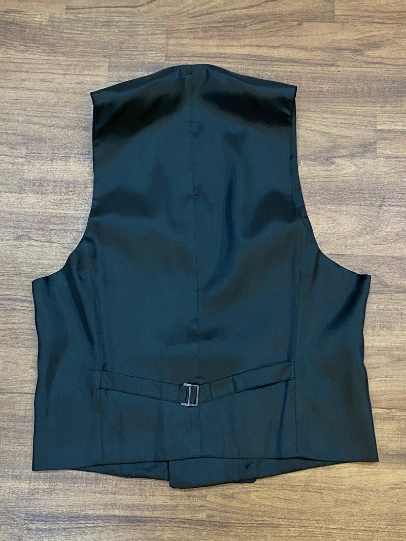 Gilet de smoking noir vintage homme taille 48