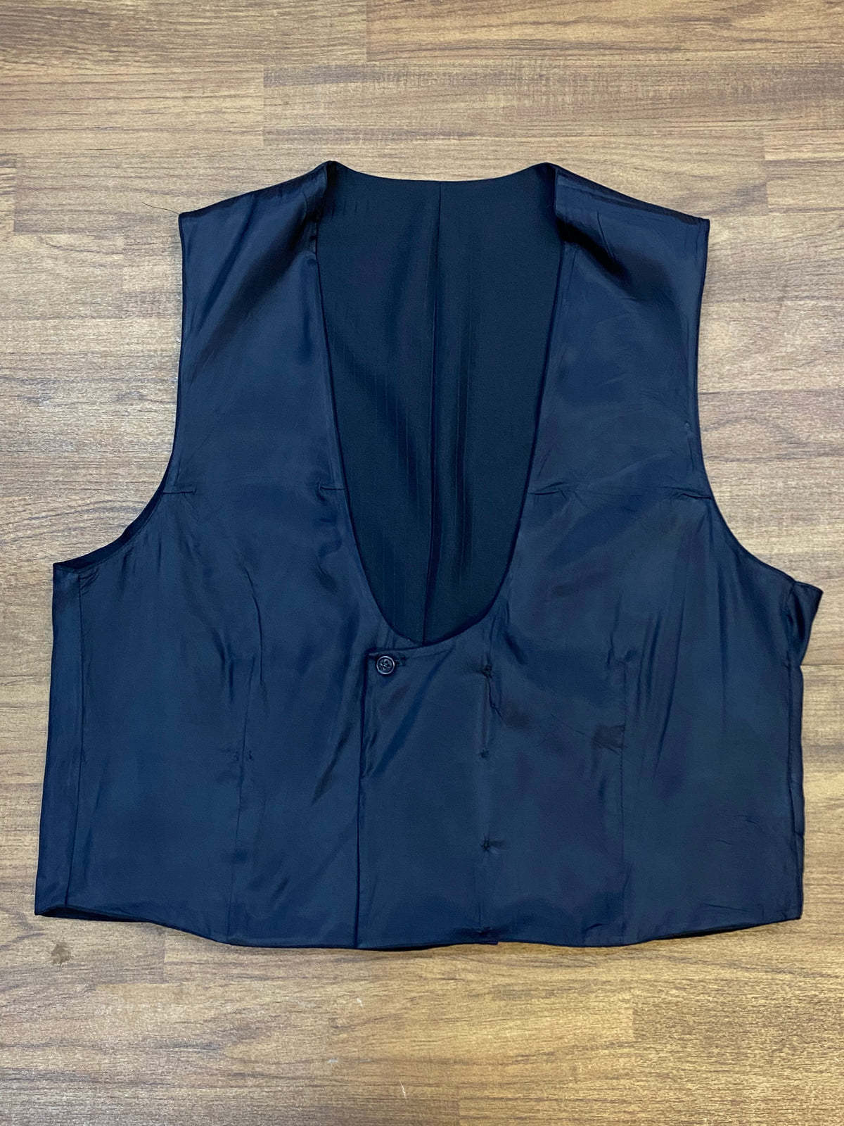 Gilet de smoking bleu foncé vintage taille 56 