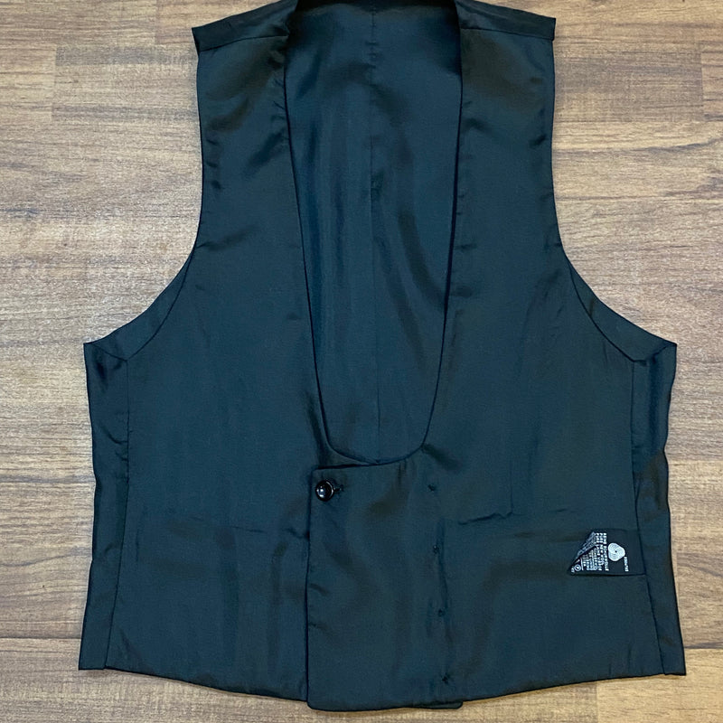 Schwarze Smokingweste Vintage Herren Gr.48