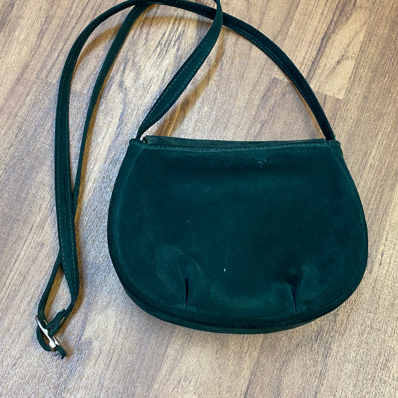 Vintage Dirndltasche Trachtentasche dunkelgrün