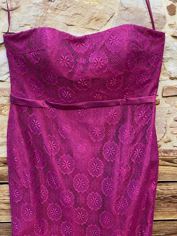 „Etuikleid in leuchtendem Pink Gr.48