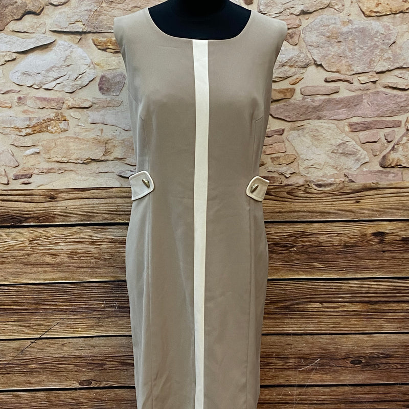 Elegantes Vintage Etuikleid von Créations Dorzel Gr.48