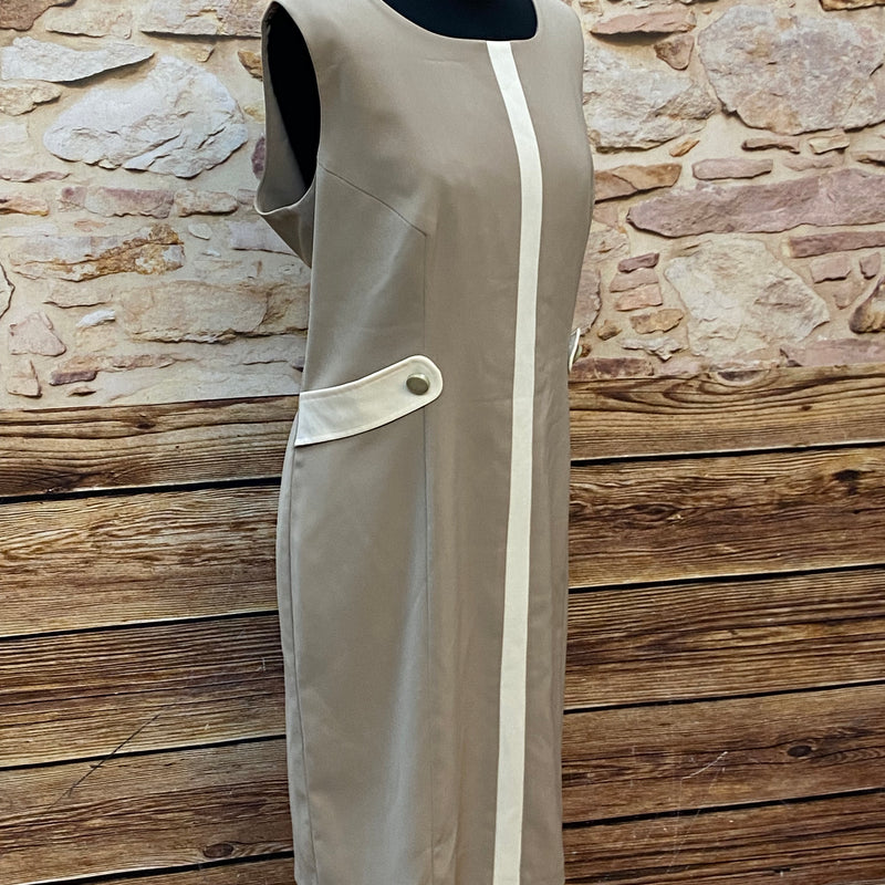 Elegantes Vintage Etuikleid von Créations Dorzel Gr.48