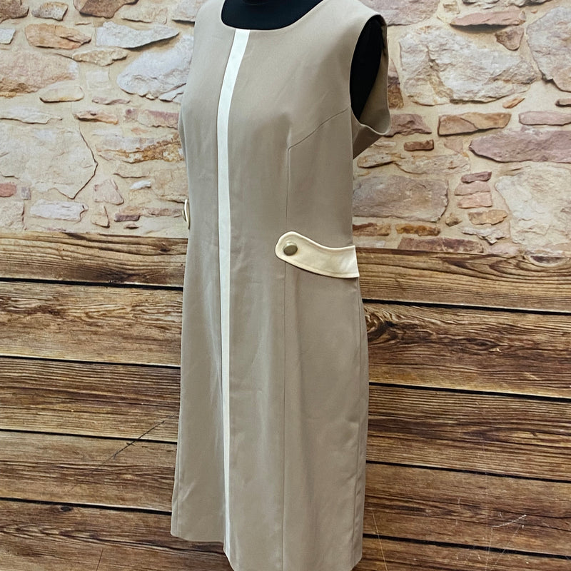 Elegantes Vintage Etuikleid von Créations Dorzel Gr.48