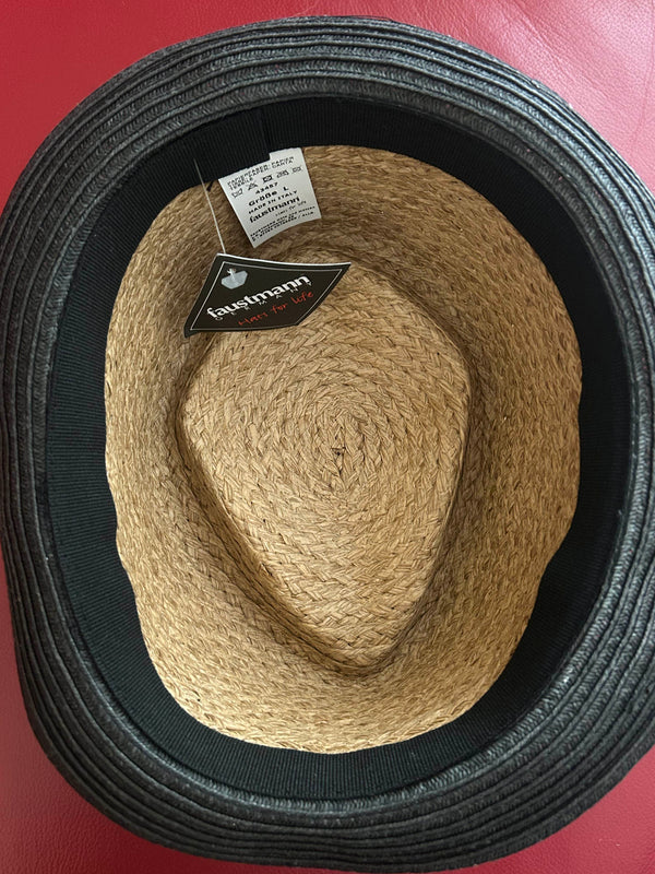Innenansicht: Faustmann Sommerhut L mit Etikett, Made in Italy