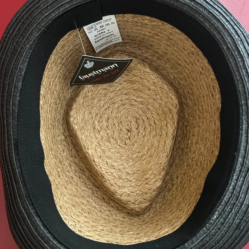 Innenansicht: Faustmann Sommerhut L mit Etikett, Made in Italy