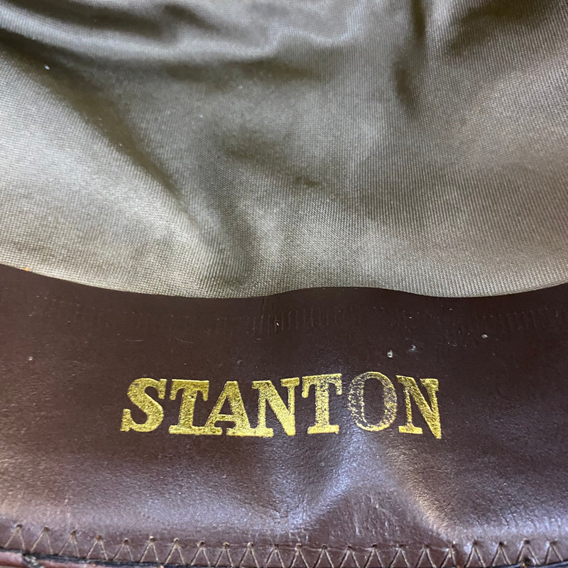 Fedora Vintage Herren Hut Stanton Gr.56 olivegrün