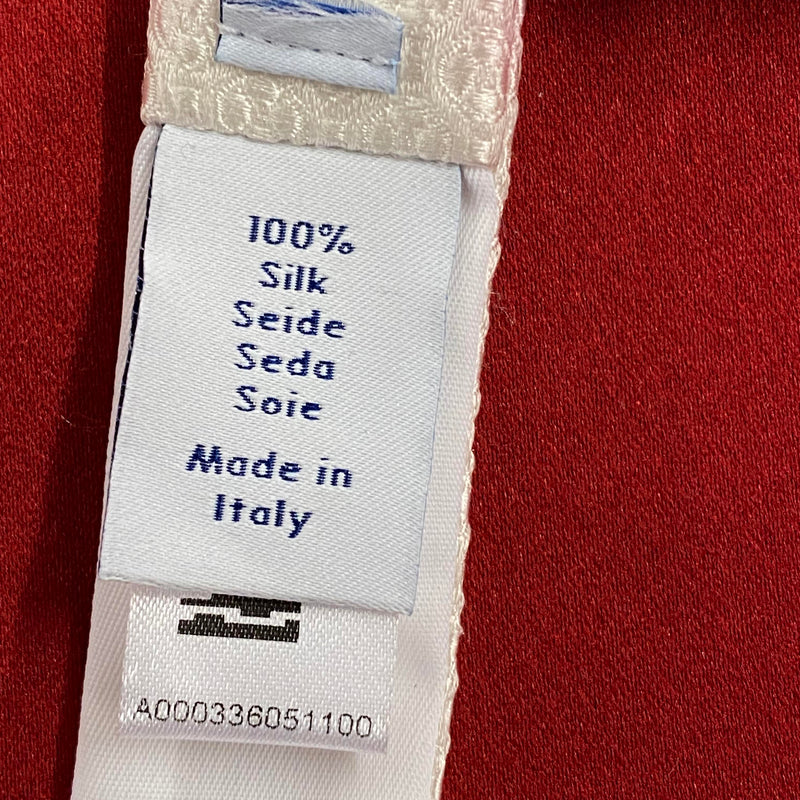 Vintage Fliege Seide Cremeweiß gemustert – Made in Italy | elegante Herrenfliege