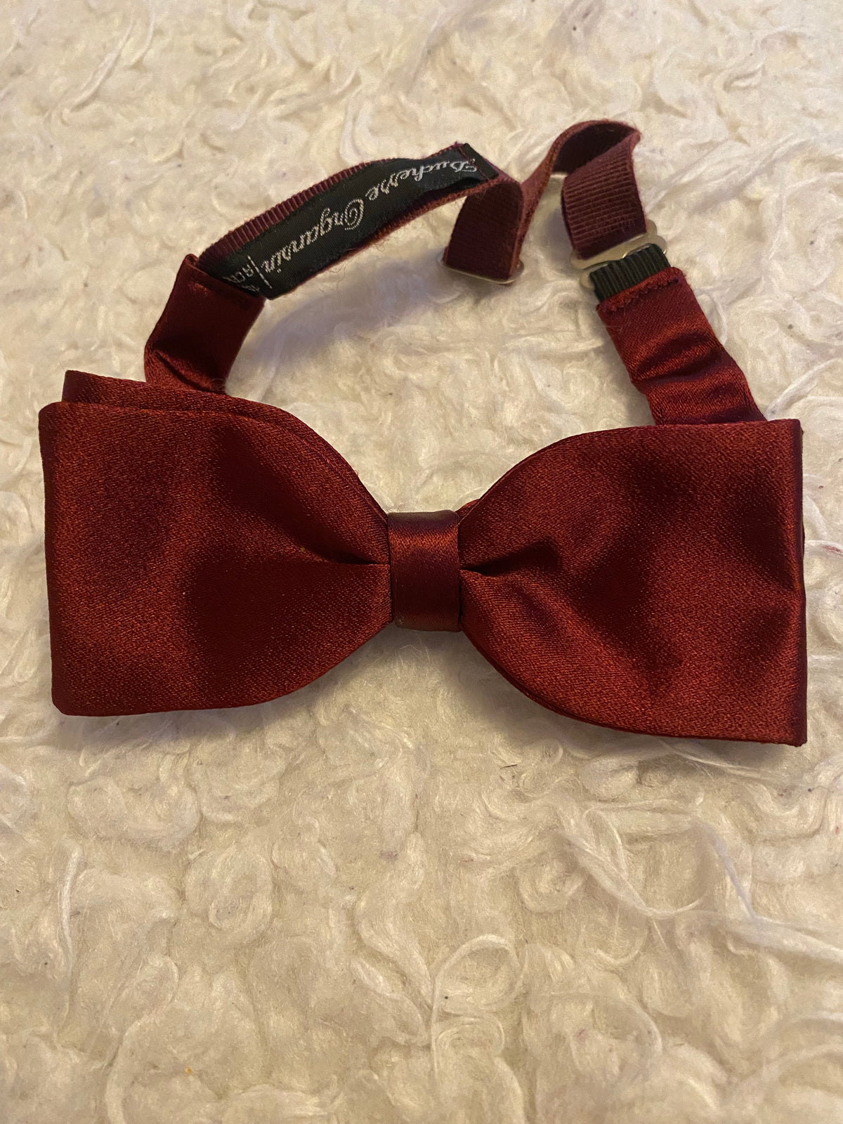 Noeud papillon vintage bordeaux