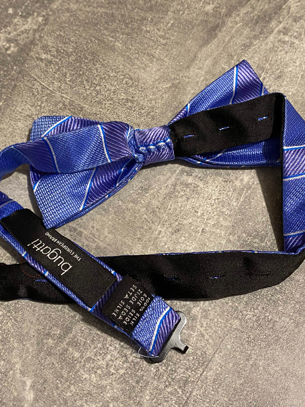 Bugatti Seidenfliege Blau – Elegant & Neu OVP