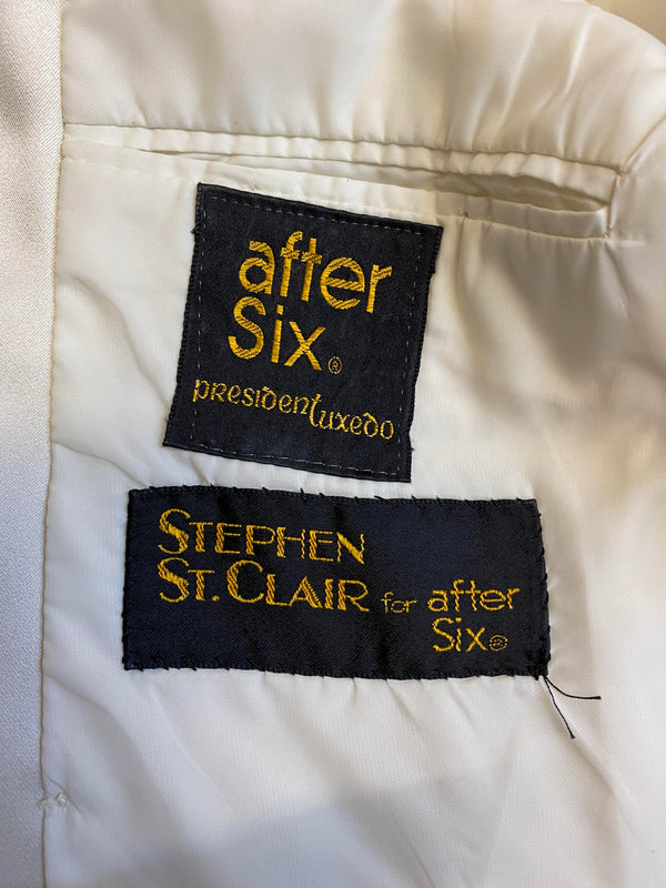 Herrenfrack cremefarben – eleganter Cutaway Frackjacke Größe 46