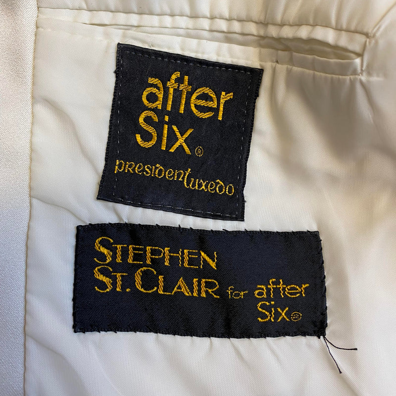 Herrenfrack cremefarben – eleganter Cutaway Frackjacke Größe 46