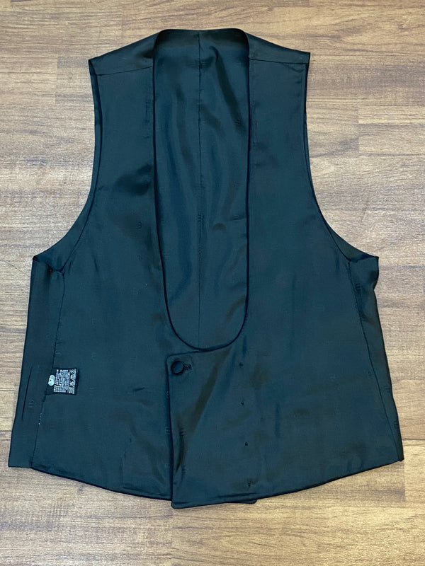 Herren Smokingweste schwarz Vintage Weste Gr.46