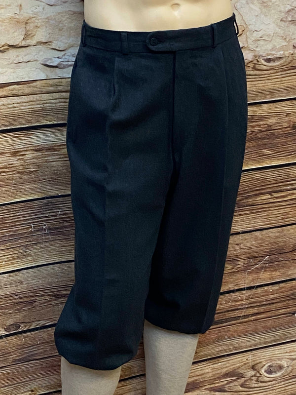 20er-Jahre Knickerbocker-Hose in Dunkelgrau, Gr.50, B 94 cm