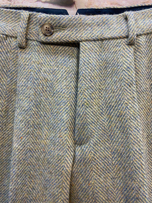 Original Harris Tweed Vintage Anzug aus 100 % Schurwolle – Kleine Herrengröße (44), Unisex
