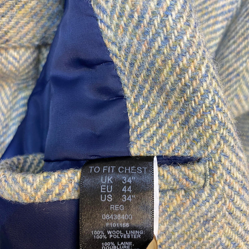 Original Harris Tweed Vintage Anzug aus 100 % Schurwolle – Kleine Herrengröße (44), Unisex