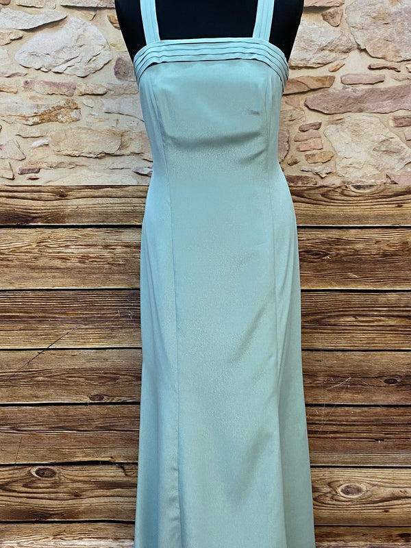 Abendkleid Hellblau Secondhand Gr.42