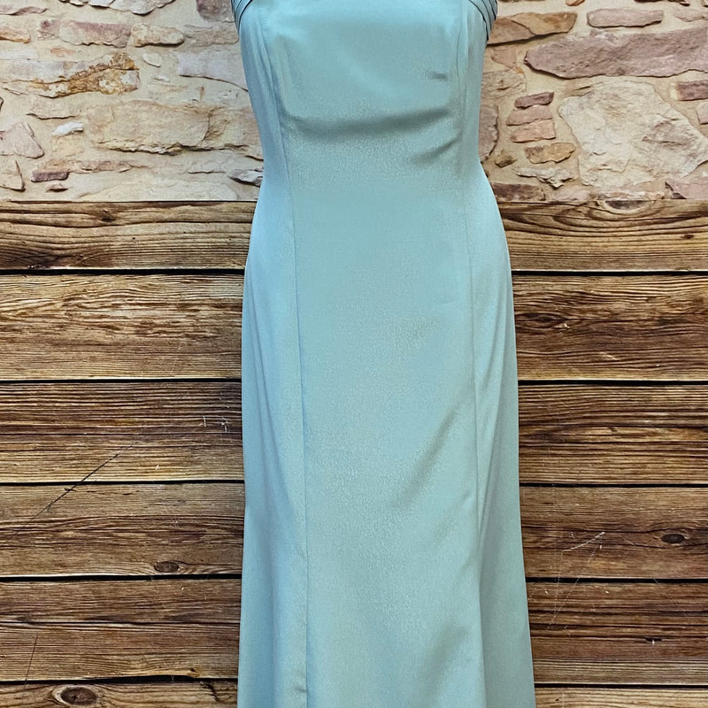 Abendkleid Hellblau Secondhand Gr.42