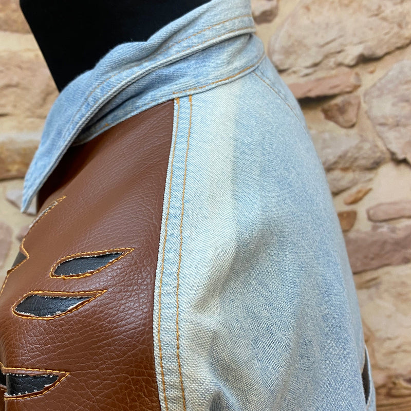 VINTAGE WESTERN DENIM HEMD – XXL – LEDERDETAILS