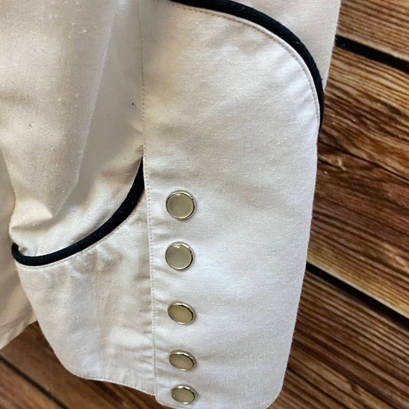 WESTERNHEMD – WEISS/SCHWARZ – XL – VINTAGE